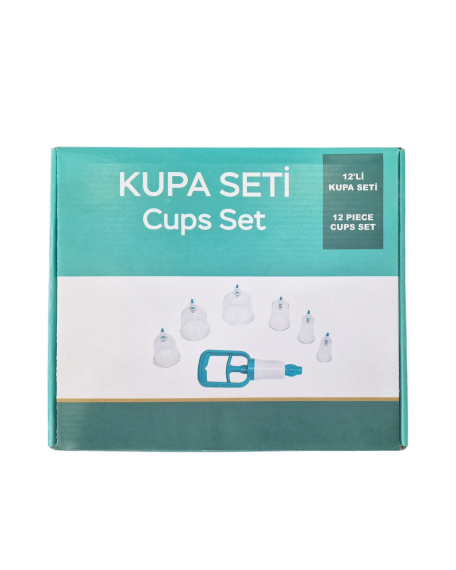 12-Piece Cupping Cup Set (Without Brand Printing) - 1