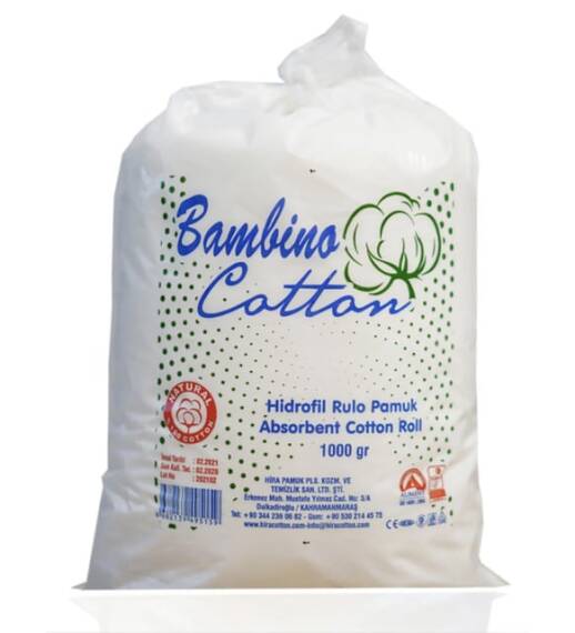 Bambino Hidrofil Rulo Pamuk 1 KG. - 1