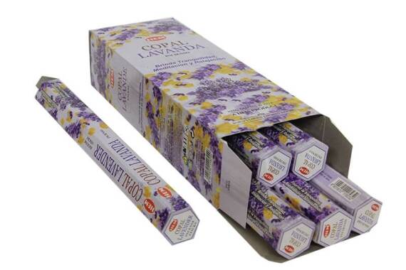 Copal Lavender Hexa Stick Incense - 1