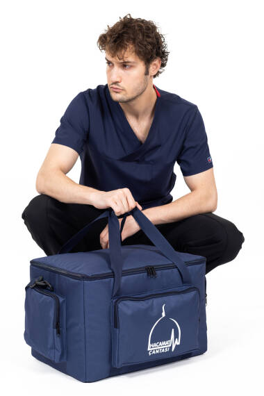 Cupping Bag - Navy Blue - 3