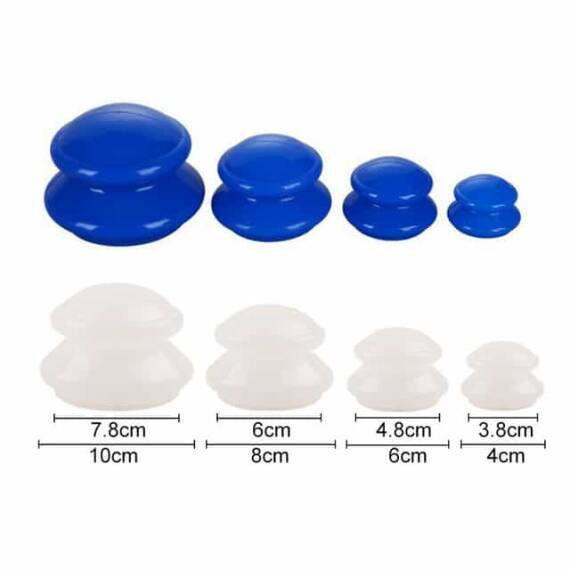 Professional Silicone Massage Cup 4 Pieces - 3